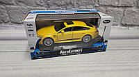 Іграшкова машинка металева Mercedes-Benz AMG «АвтоЕксперт» Мерседес жовтий звук світло 15*6*5 см
