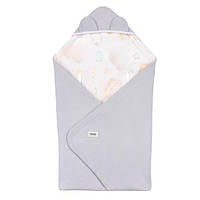 Покривало Lionelo TRAVEL SWADDLE BLANKET GREY BALLON