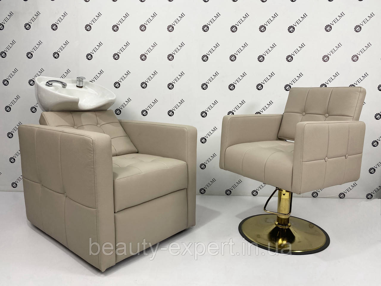 Комплект меблів для перукарні Candy Ivory 2в1 меблі в салон краси, фото 1