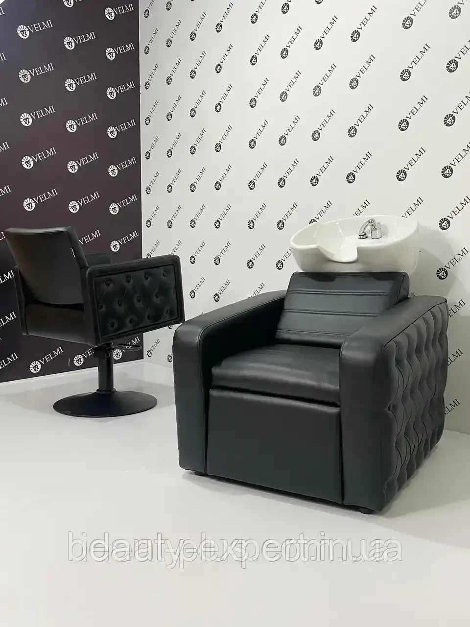 Стильний перукарський комплект меблів Jules&Milano 2в1 меблі для перукарських салонів краси