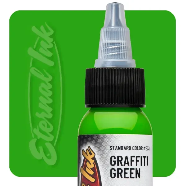 15 мл Тату фарба Graffiti Green Eternal