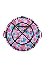 Тюбінг із камерою дитячий рожевий Щенячий патруль, 1 м, до 150 кг, знімний чохол