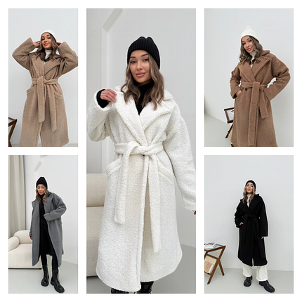 Пальто Тедди на гудзиках норма, фото 1