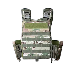 Плитоноска із системою швидкого скидання й бічними кишенями кордура мультикам ОЛ-3