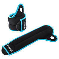 Обтяжувачі для рук 2×1 кг з фіксацією на великому пальці - манжети для тренувань та фітнесу