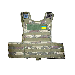 Плитоноска ОЛ-1 оксфорд піксель сірий