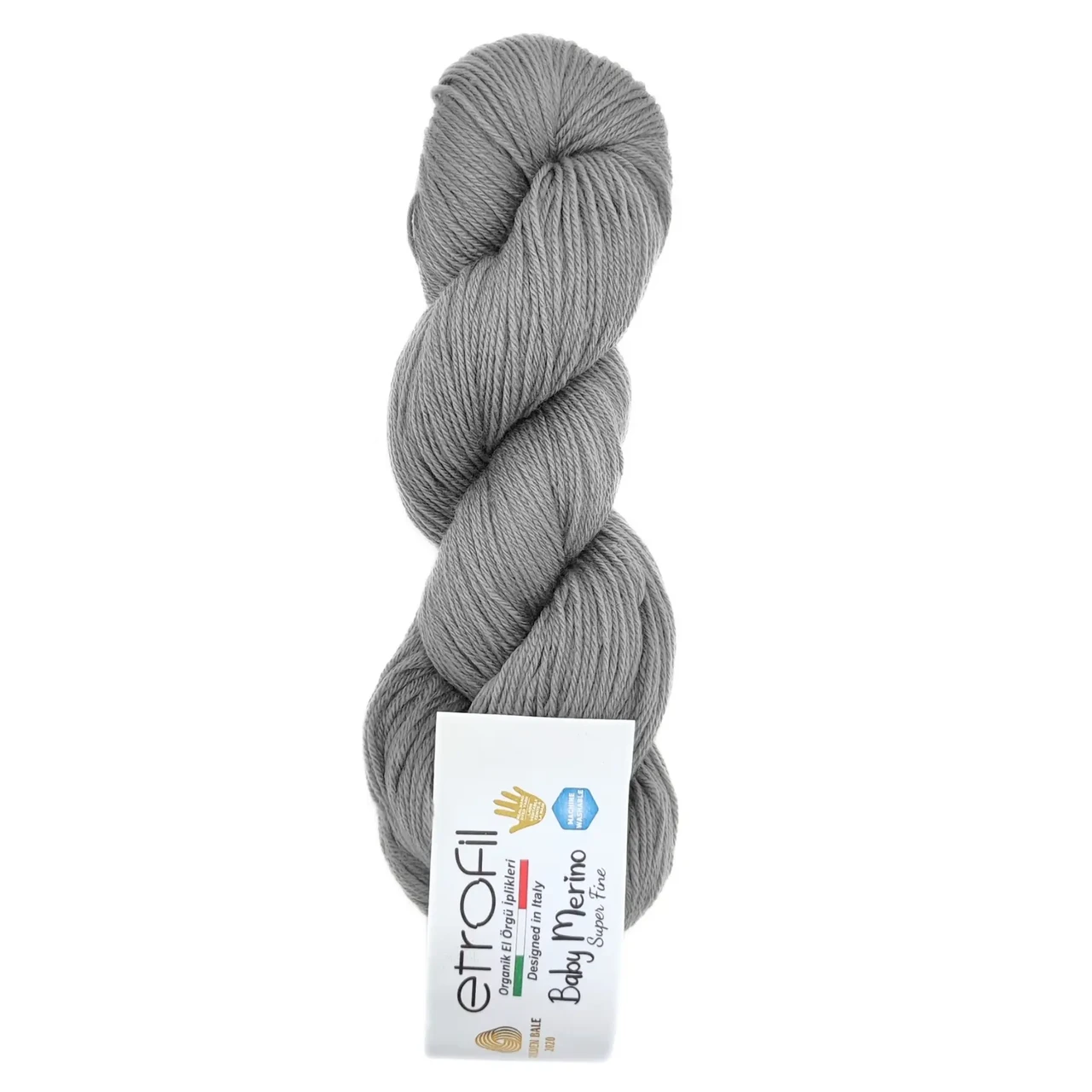 Пряжа Baby Merino/Бебі Меріно, сірий 79084, Etrofil