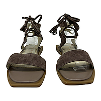 Жіночі босоніжки на грецькій шнурівці кольору капучино“Style Shoes”, фото 5