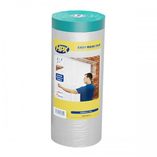 Плівка захисна HPX укривна з армованою стрічкою для зовнішніх робіт, 2600 мм*17 м
