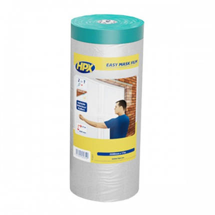 Плівка захисна HPX укривна з армованою стрічкою для зовнішніх робіт, 2600 мм*17 м, фото 1