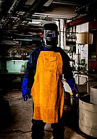 Фартух замшевий для зварювальних робіт UWeld кевларова нитка, захист від високих температур UW10TAR