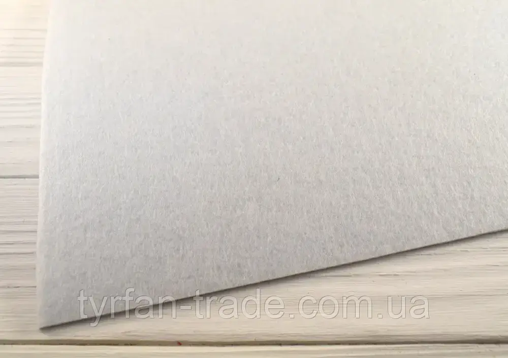 Технічна повсть — колір білий 3 мм