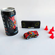 Міні-машинка на пульті управління — Розмір 7 см з акумулятором і фарами, що світяться Настільна машинка