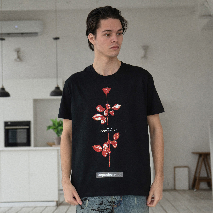 Футболка унісекс Depeche Mode (Violator) L чорний, фото 1