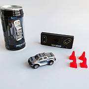 Міні-машинка на пульті управління — Розмір 7 см з акумулятором і фарами, що світяться Настільна машинка