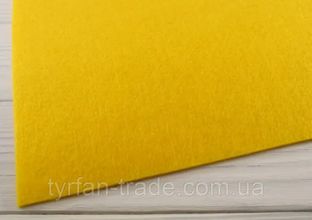 Технічна повсть — колір жовтий 3 мм