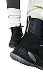 Жіночі зимові чоботи з хутром чорні 36 37, фото 3