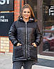 Жіноча зимова довга куртка, фото 7