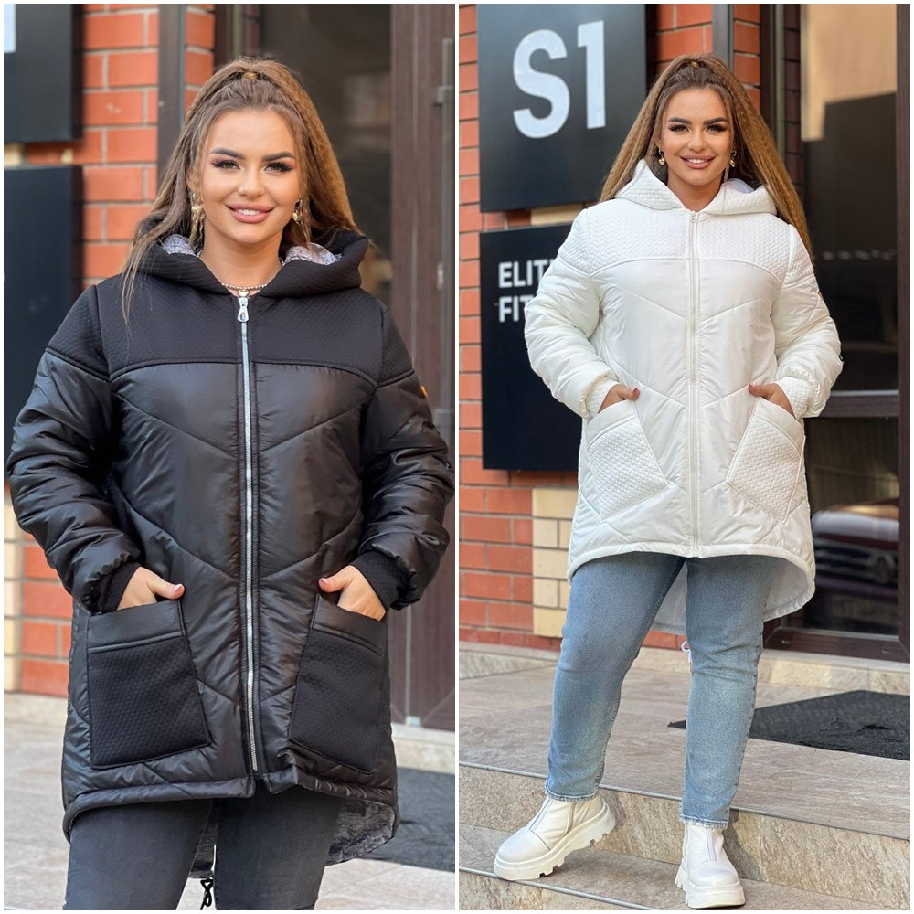 Жіноча зимова довга куртка