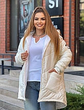 Жіноча зимова довга куртка, фото 4