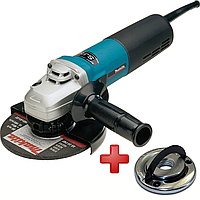 Кутова шліфувальна машина Makita 9565 CVR + безключова гайка