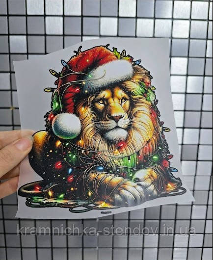 Новорічні наклейки, фото 1