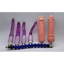 Машина для сексу ENHOT SONNY Sex Machine (6 насадок + шток подовжувач) секс машина від мережі 220, фото 5
