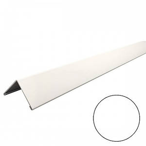 Профіль стельовий KRAFT FORTIS кутовий 24*3000 мм Ral 9003 (50 шт./пач.)