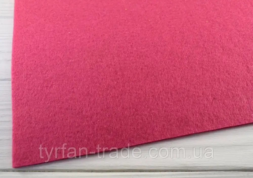 Технічна повсть — колір рожевий 3 мм, фото 1