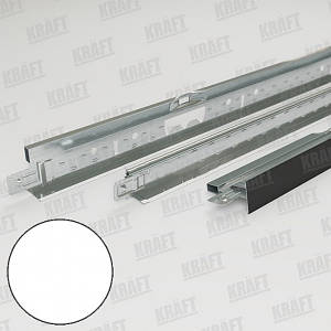 Профіль стельовий KRAFT FORTIS головний 24*3600 мм Ral 9003 (25 шт./пач.)