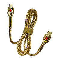 Кабель (шнур) LP USB Type-C на USB Type-C 5А 65Вт зі швидкою зарядкою (QC) 1м C651MС