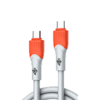 Кабель (шнур) LP USB Type-C to USB Type-C 2.4A 100W зі швидкою зарядкою (PD) 2м C1001MC