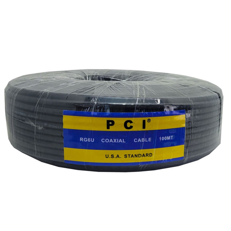 Кабель коаксіальний кімнатний PCI RG6U 100 m
