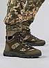 Тактичні зимові черевики з хутром хакі (МД 2210/2), фото 8