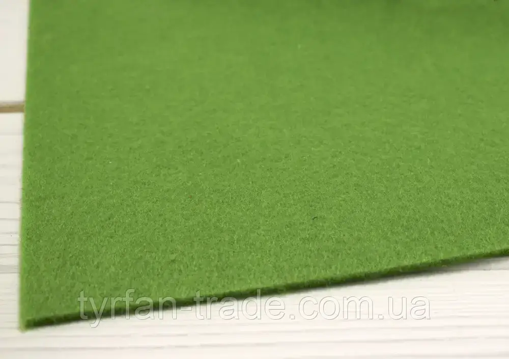 Технічна повсть — колір світло-зелений 3 мм, фото 1