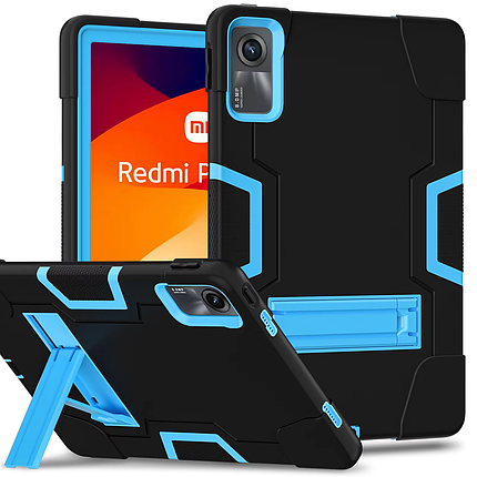Чохол Strong Case Tablet на Xiaomi Redmi Pad SE 11" / чорний + блакитний, фото 1