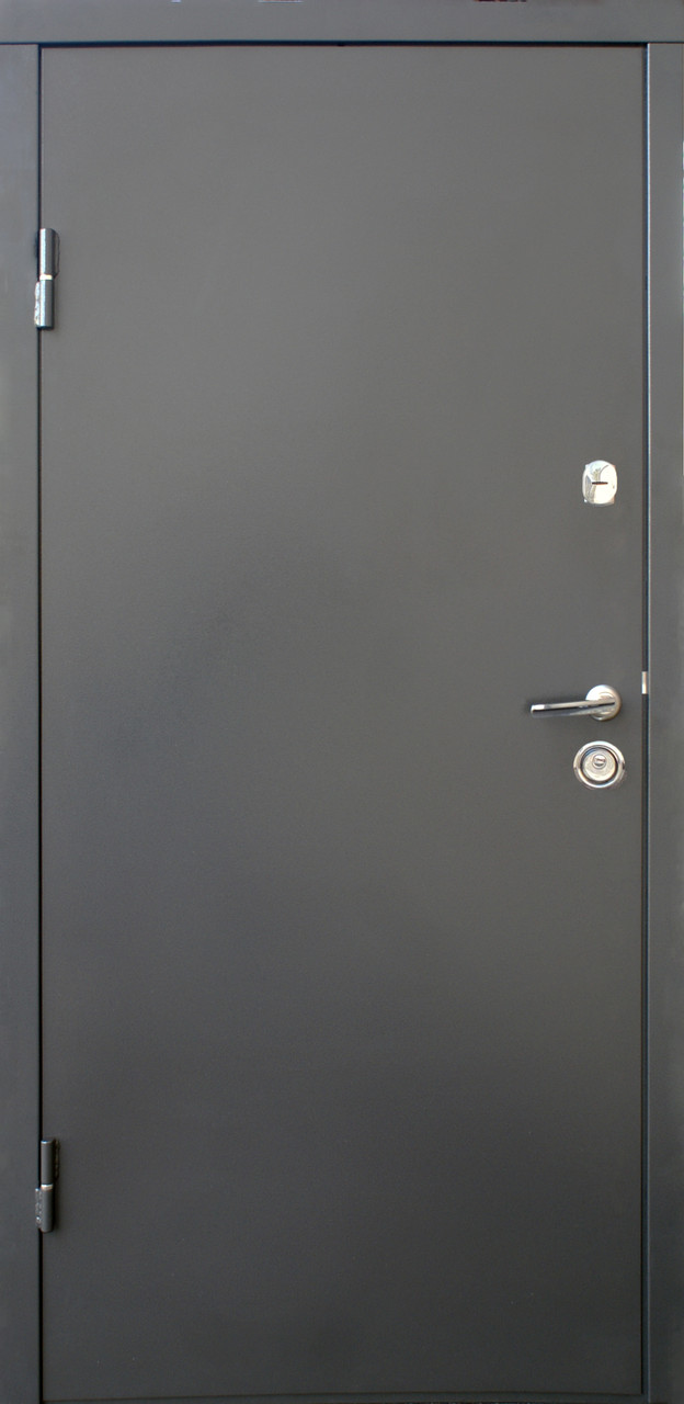 Вхідні двері Qdoors Стандарт М Горизонталь графіт/дуб вулканічний