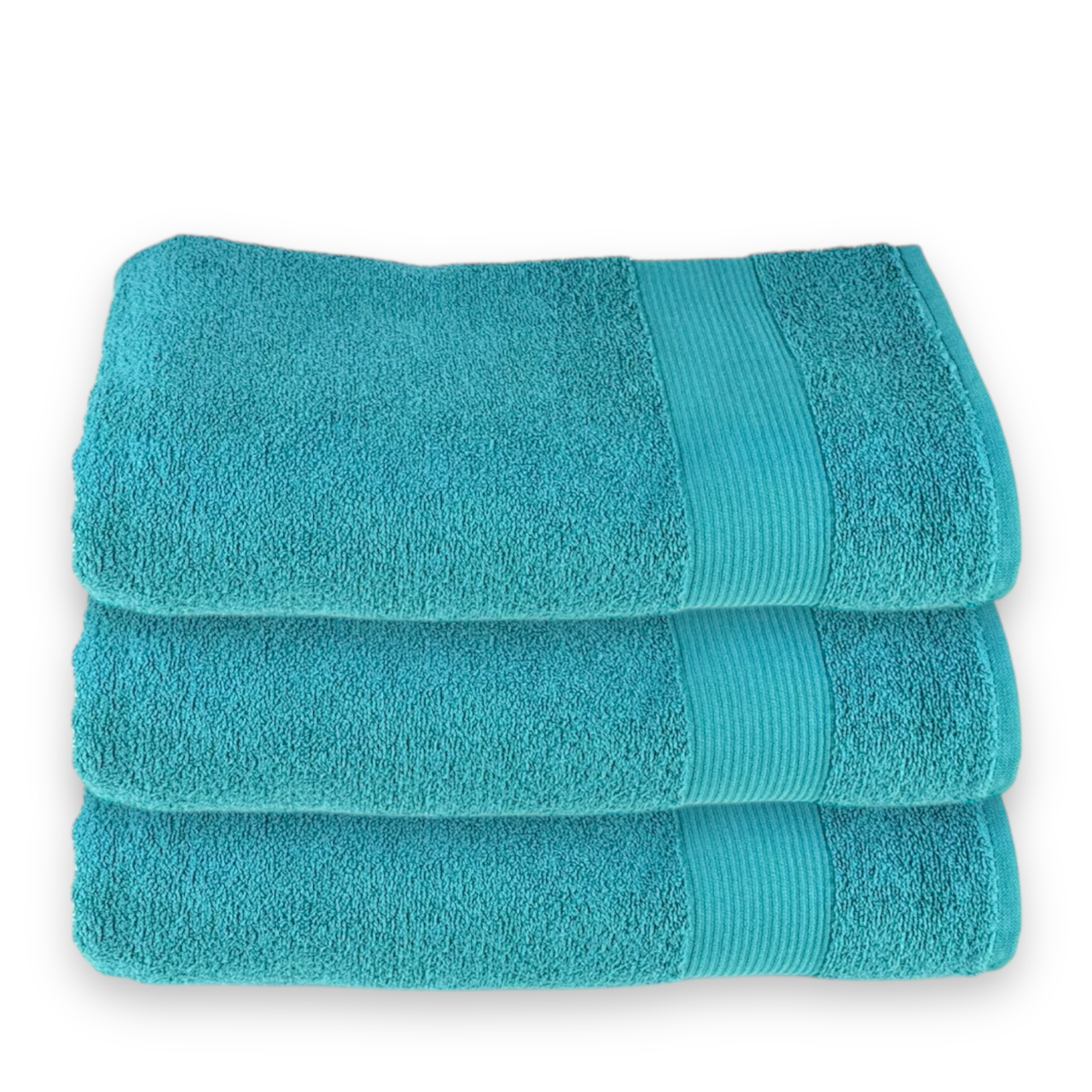 Рушник махровий банний 70x140 | Рушник від виробника "Королева Ночі" | Бірюзовий, фото 1