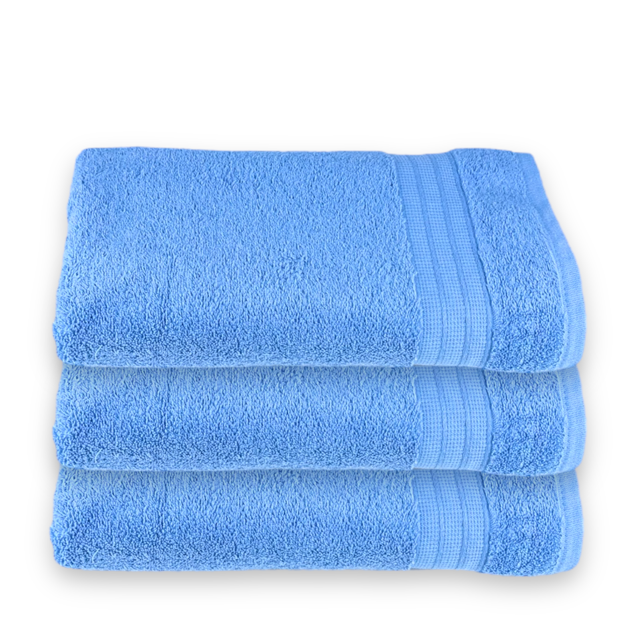 Рушник махровий банний 70x140 | Рушник від виробника "Королева Ночі" | Блакитний, фото 1