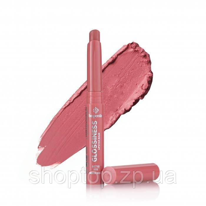 Помада-бальзам для губ Glossiness Lipstick Balm Bogenia 003