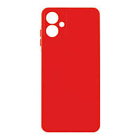 Чехол Silicone Cover Full Camera A для смартфона Samsung Galaxy A06 A065 цвет Red
