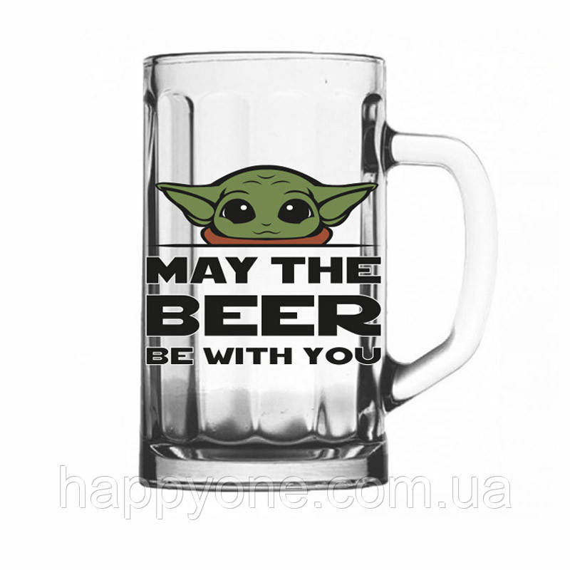Пивний бокал May the beer be with you (500 мл)