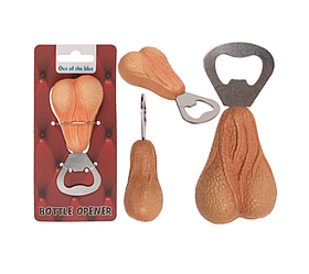 Відкривачка для пляшок у формі мошонки Bottle Opener Testicle, 10 см