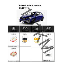 Комплект фільтрів Renault Clio V 1.0 TCe (2019-) WIX