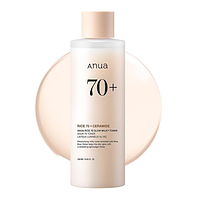 Anua Rice 70 Glow Milky Toner Тонер з рисовим екстрактом і керамідами, 250 мл