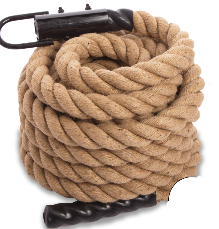 Канат для лазіння Zelart Combat Battle Rope з кріпленням 12 м для загальнофізичної підготовки, фото 1