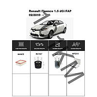 Комплект фільтрів Renault Fluence 1.5 dCi FAP (2010-) WIX