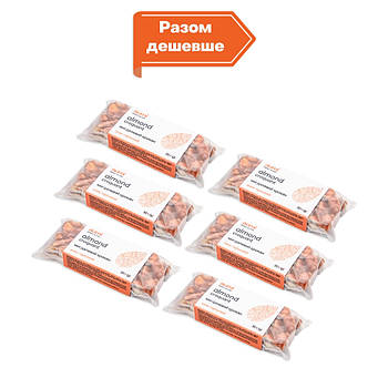 6шт х Мигдалевий крокан (грильяж), батончик, сет 6х30г