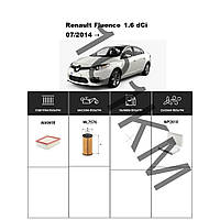 Комплект фільтрів Renault Fluence 1.6 dCi (2014-) WIX