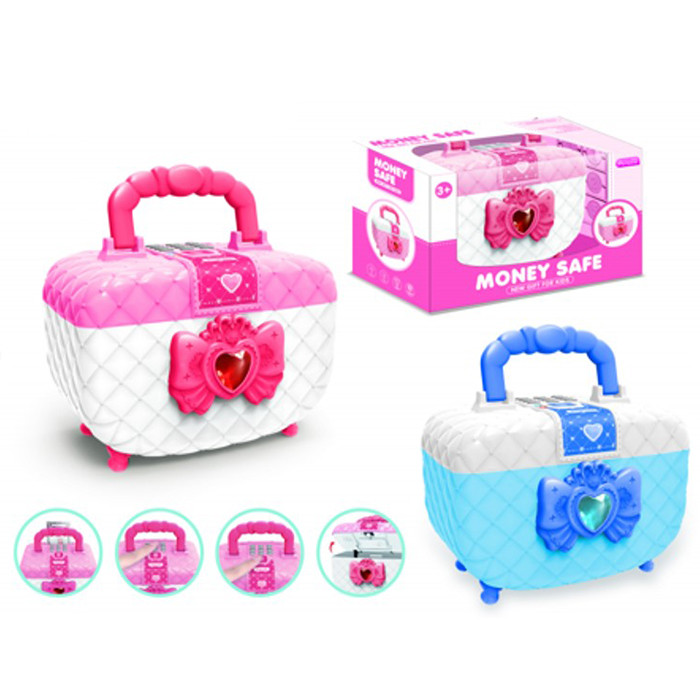 Банківський термінал WF-3009 (24шт) сейф з кодом, 18-15-12см,відбиток, затягує купюри, звук, світло, 2, фото 1